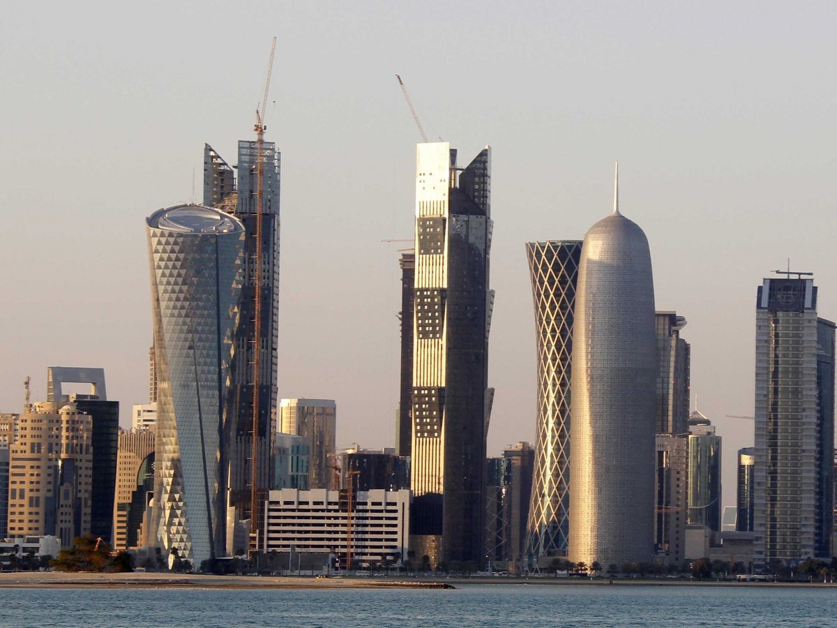 Доха, столица Катара, на Ближнем Востоке является вторым по значимости финансовым центром