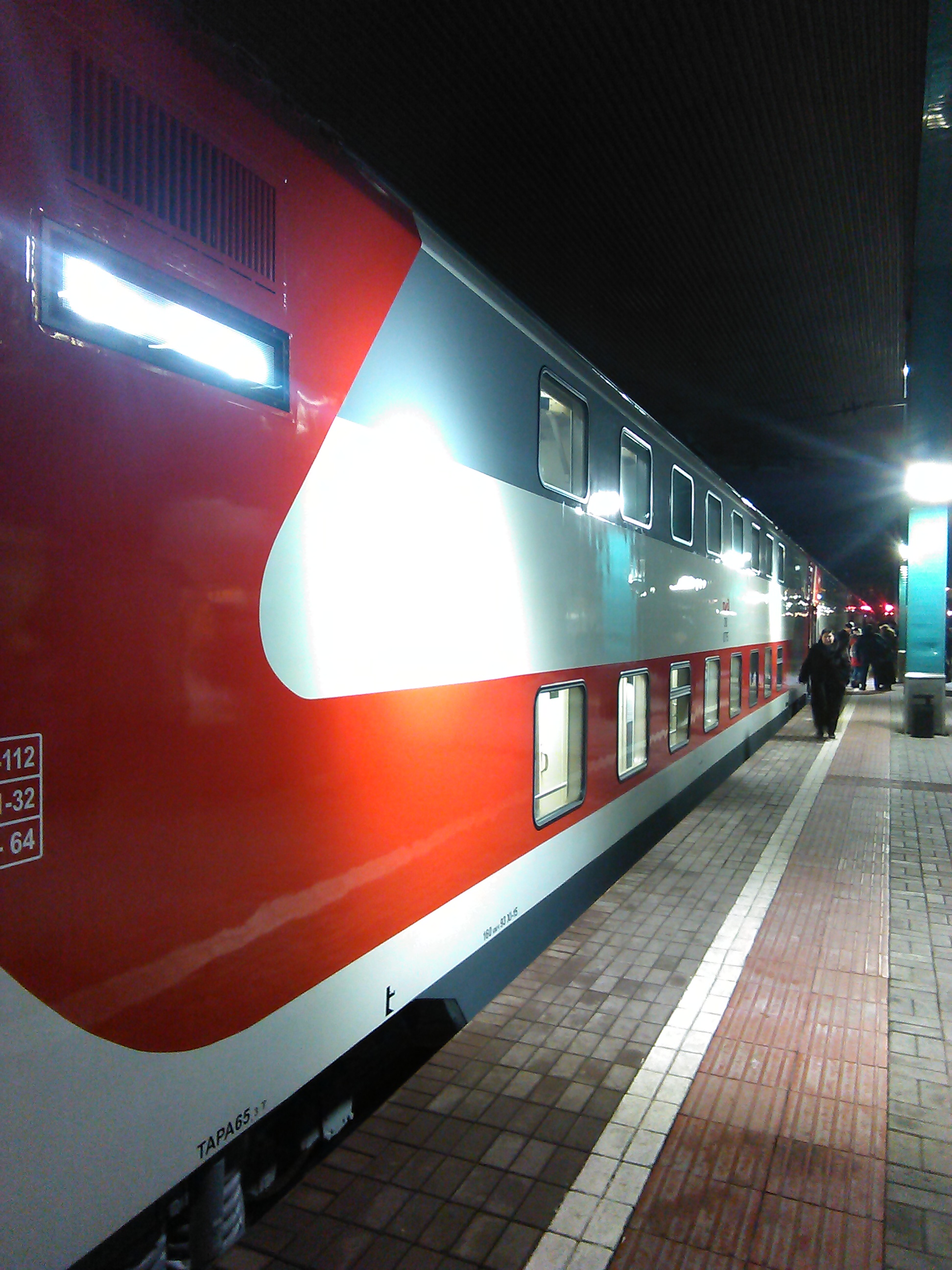 Фото двухэтажный поезд самара москва