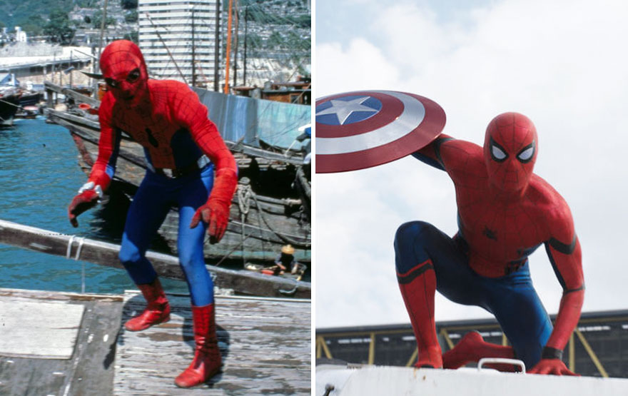 Человек-паук в 1977 и 2016 годах