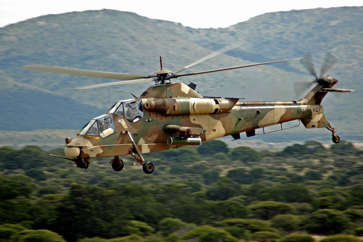 Denel AH-2 Rooivalk, Пустельга, Южная Африка