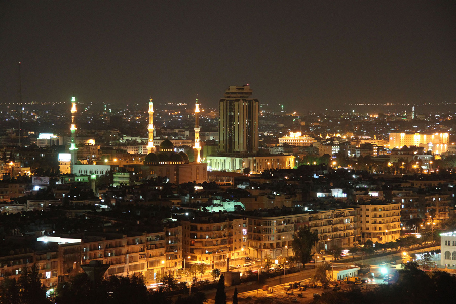 Ночной Алеппо, 5 сентября 2010 года. 