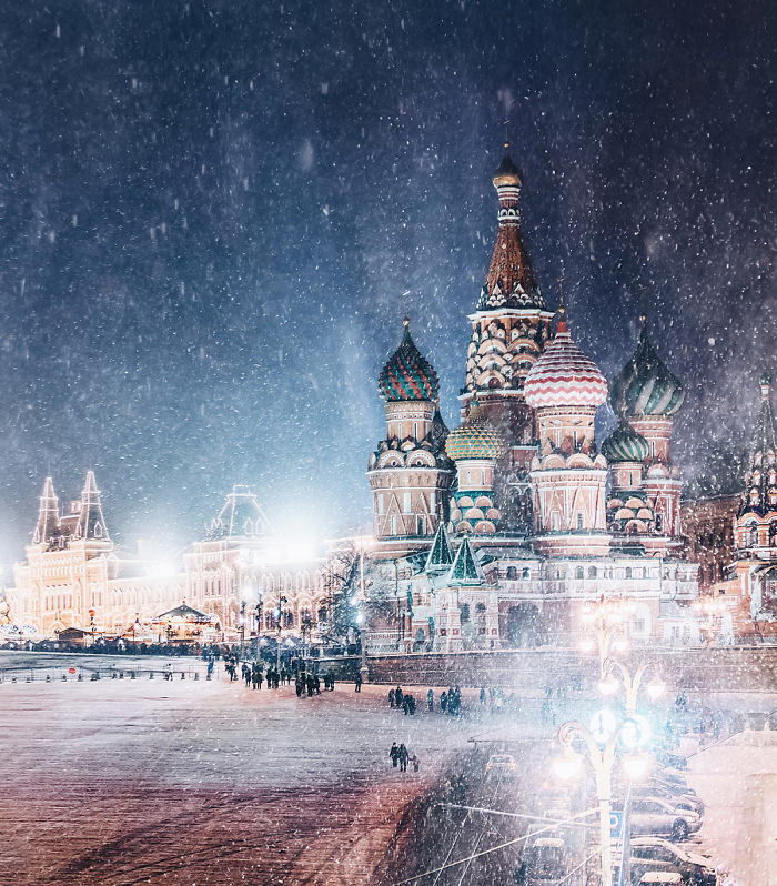 Невероятно красивая ноябрьская Москва в фотографиях