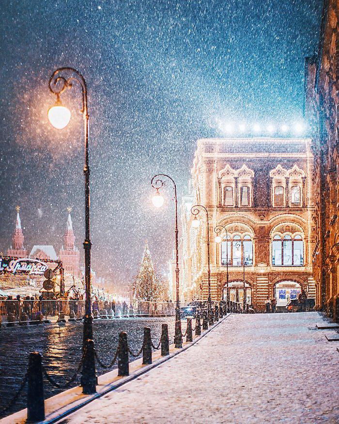 Невероятно красивая ноябрьская Москва в фотографиях