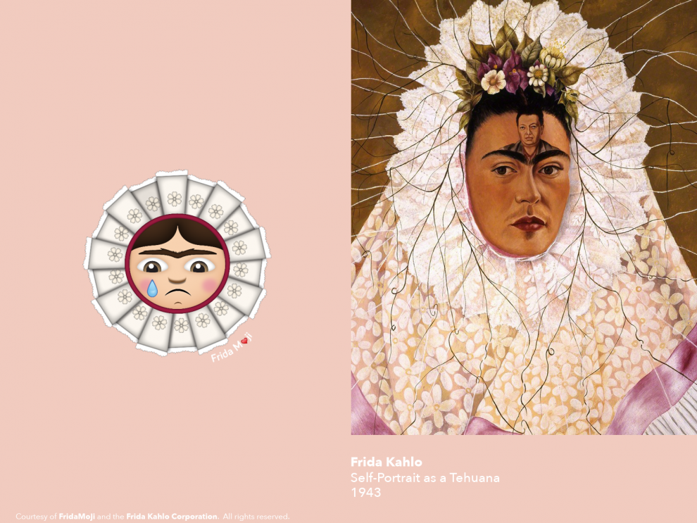 Картины Фриды Кало превратили в набор эмодзи
