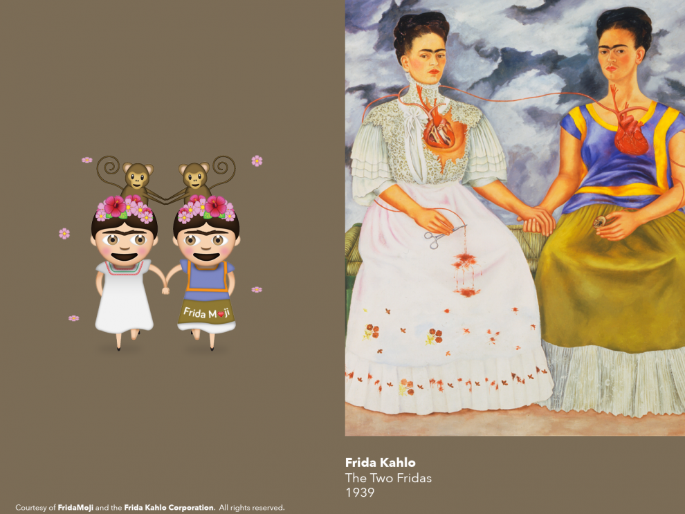 Картины Фриды Кало превратили в набор эмодзи