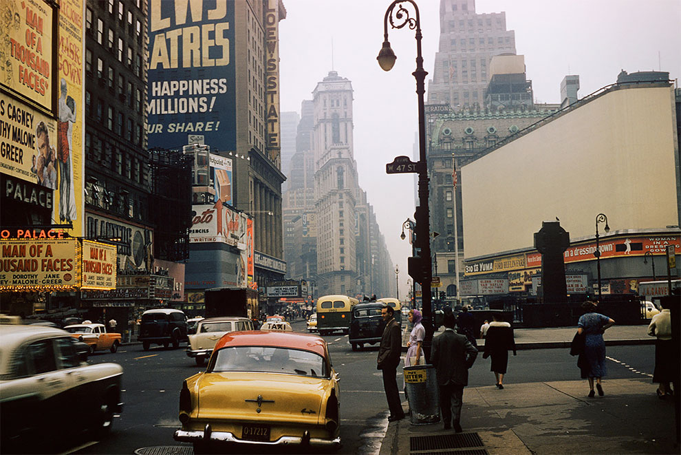 Таймс-Сквер, 1957 год.