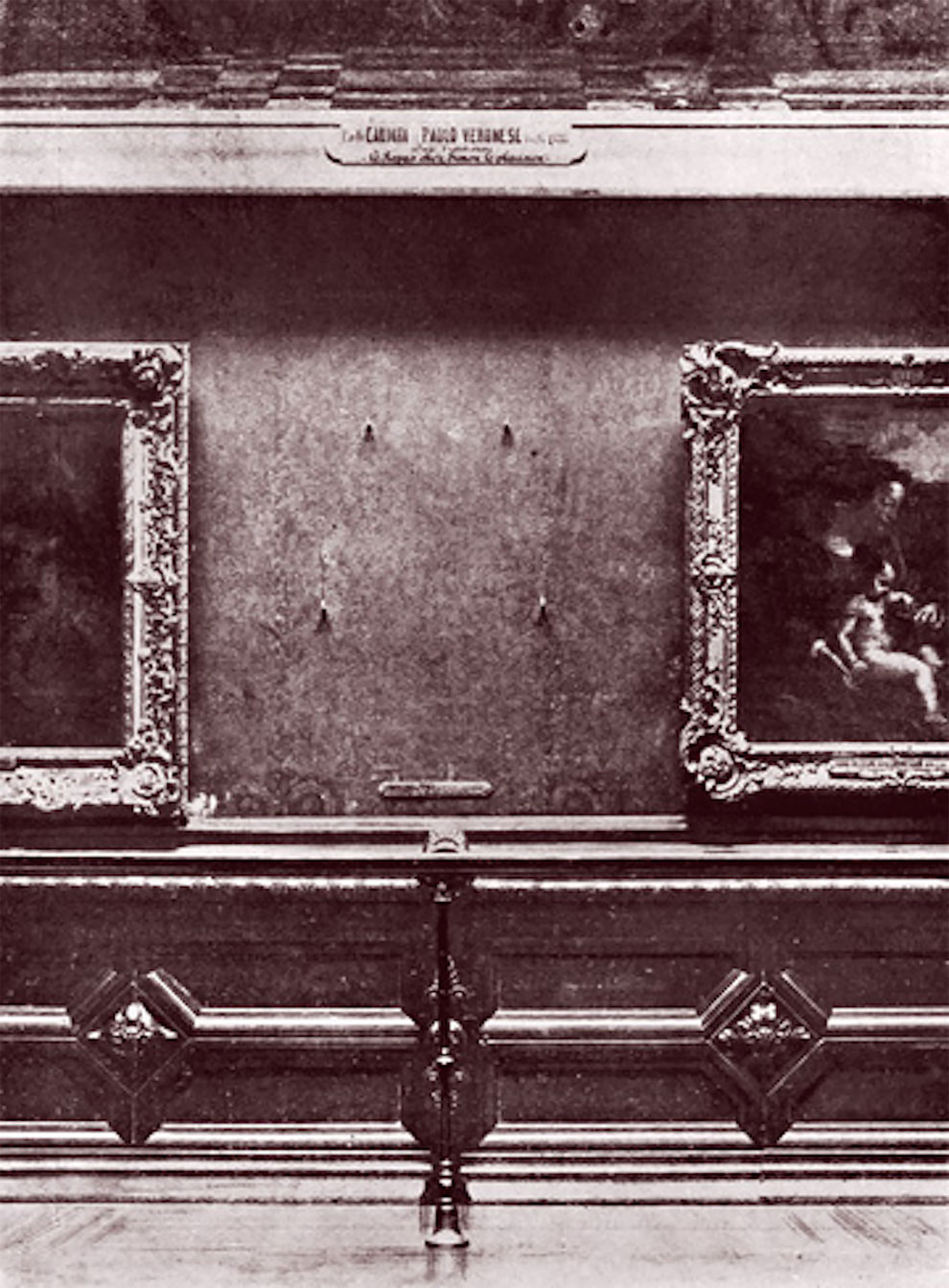 Мона Лиза украдена из Лувра, 1911.