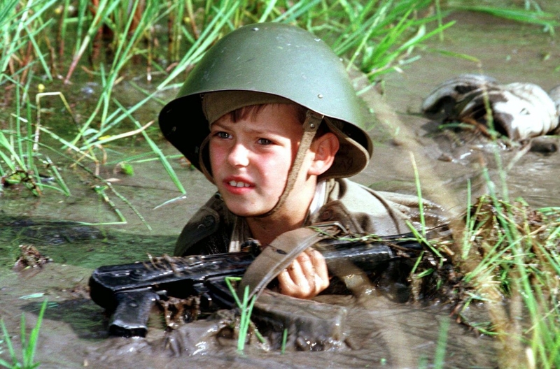 Детский военный лагерь, июль 1997 года.