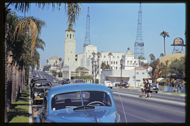 Фотографии Лос-Анджелеса до и после Второй мировой войны