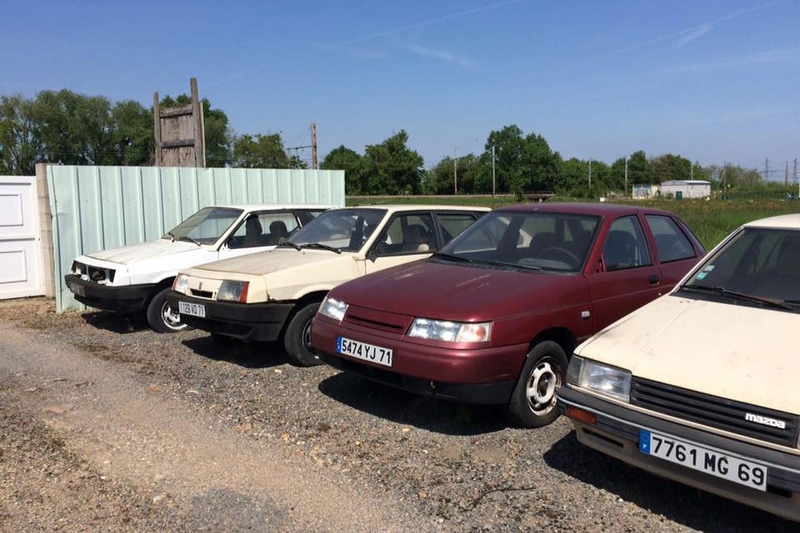 Заброшенный автосалон Лада во Франции