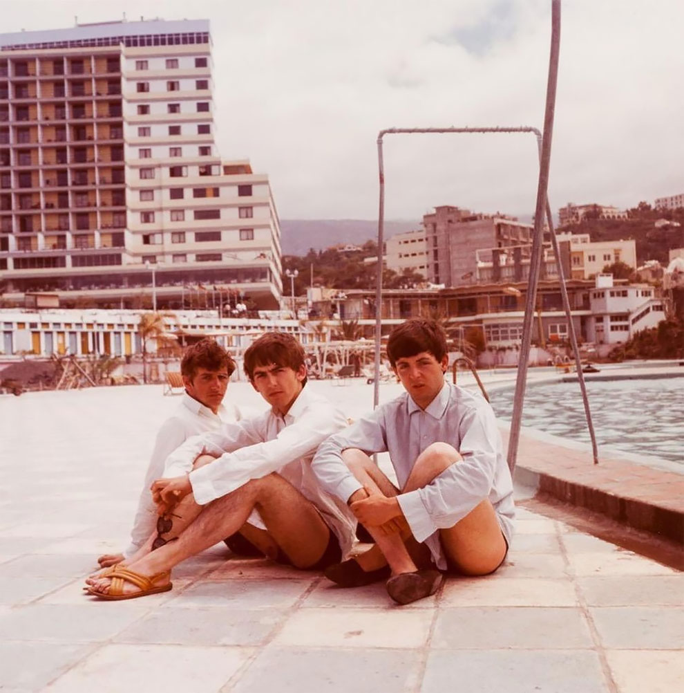 Редкие фотографии «The Beatles» на отдыхе на острове Тенерифе