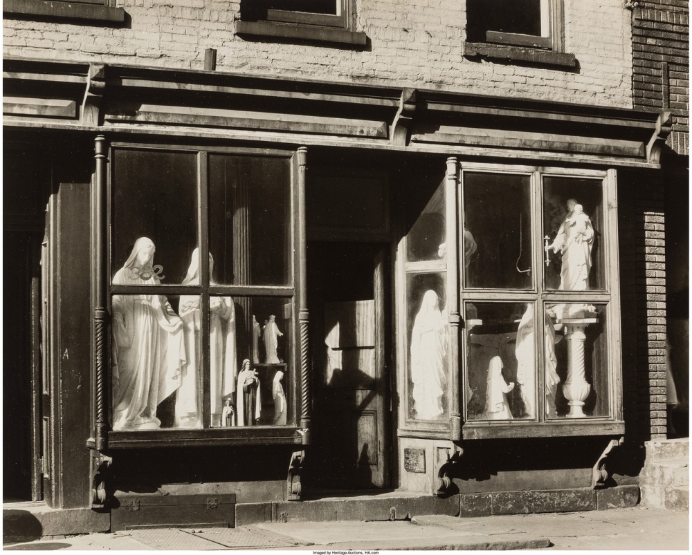 Магазин скульптур, Уотер-стрит, 1930г.
