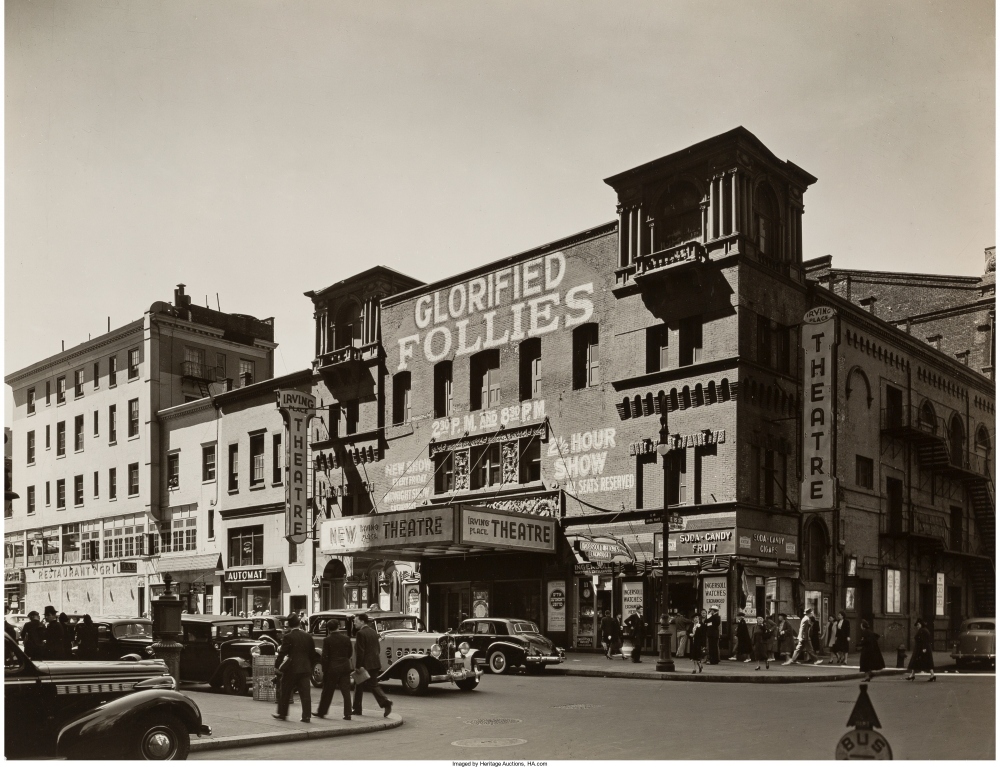 Театр Ирвинг Плейс, 15-я стрит, 8 сентября 1938.