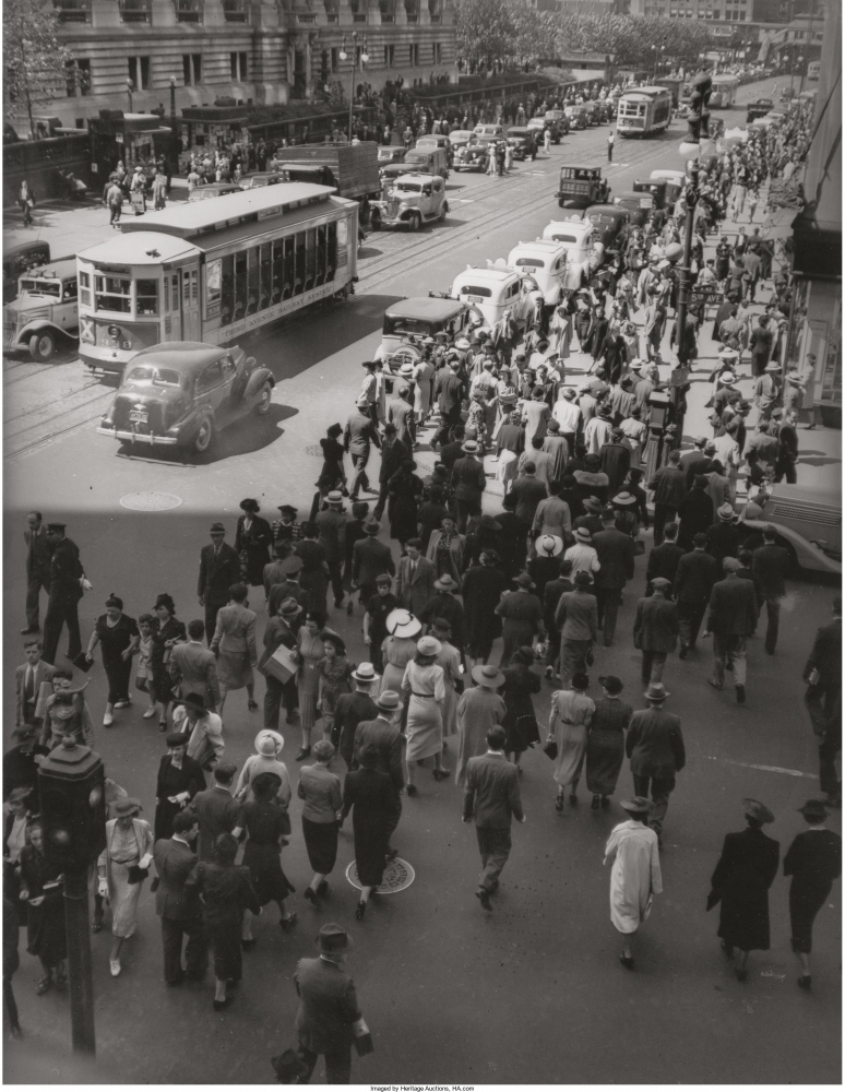 Пятая авеню и 42-я улица, 13 мая 1938г.