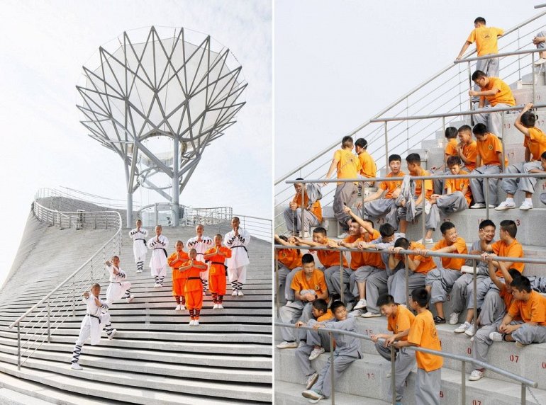 Храм летающих монахов Шаолинь в Китае