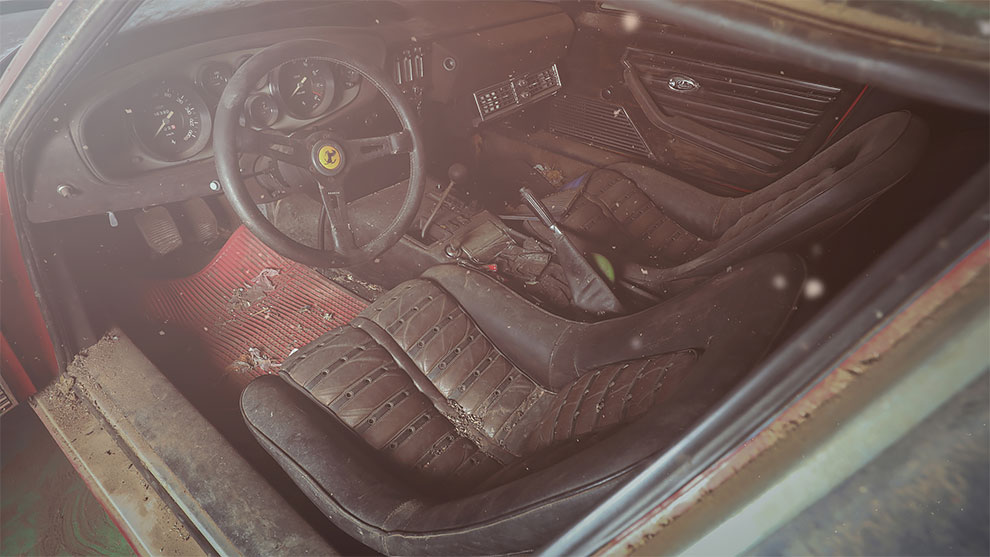 В Японии нашли редкий Ferrari простоявший 40 лет в гараже