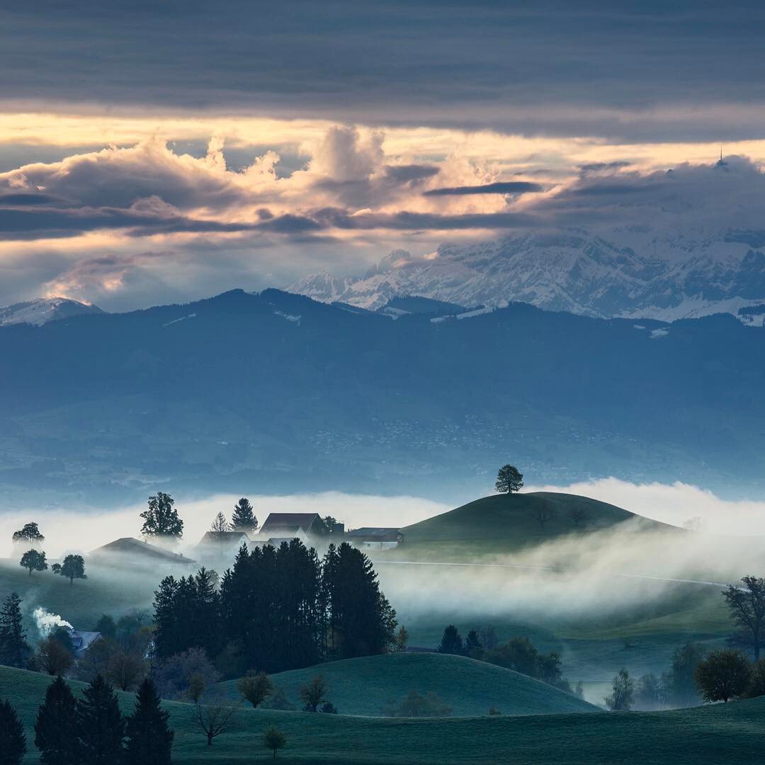 Красивые пейзажи сельской местности от швейцарского фотографа Мартина Рака