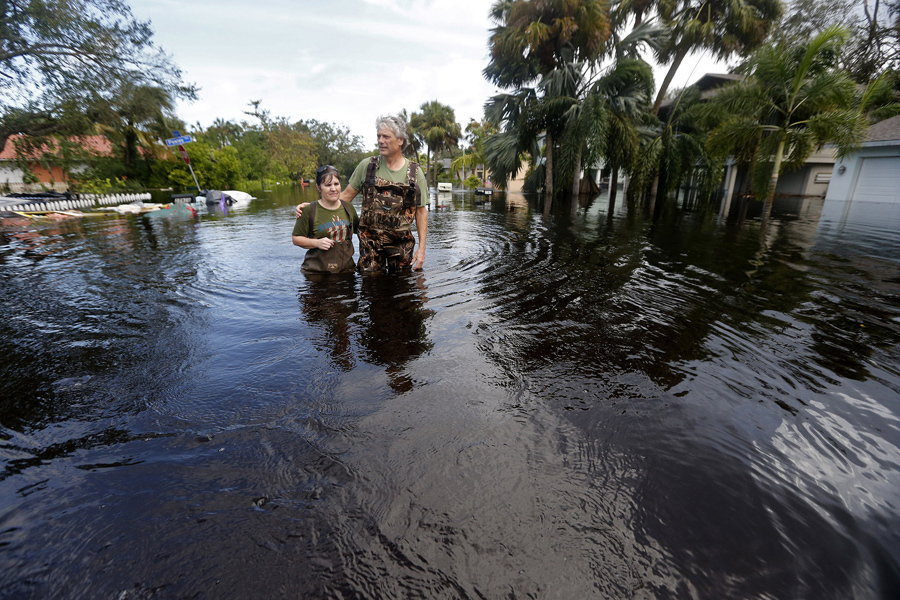 Фотографии разрушений урагана «Ирма» во Флориде
