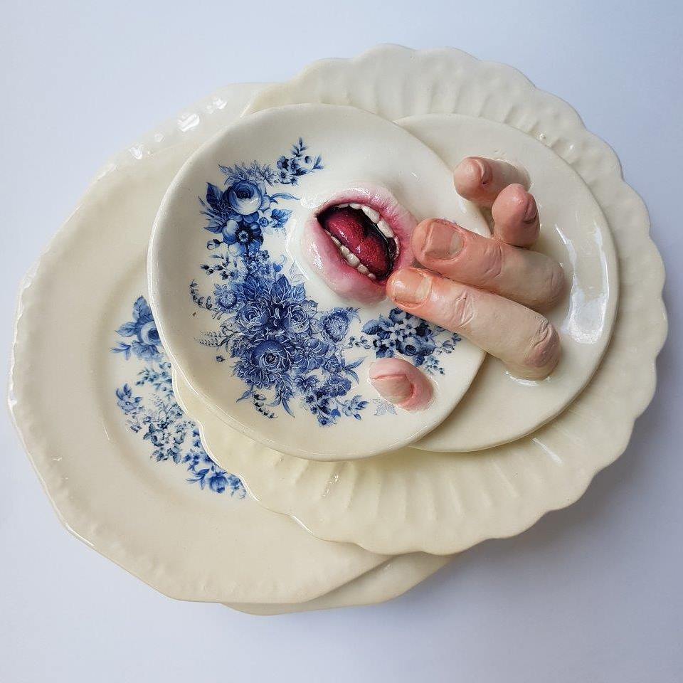 Странная керамическая посуда от Ронит Баранга