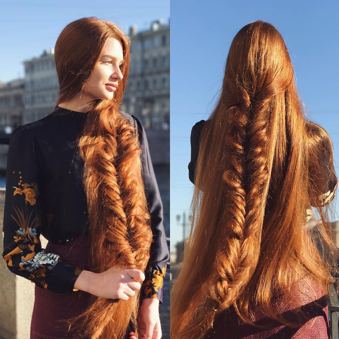 Девушка которая страдала от алопеции, смогла победить болезнь и отрастить красивые длинные волосы