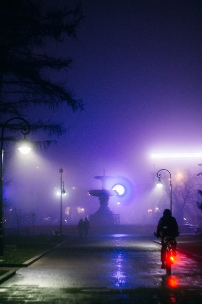 Сайлент Омск: фотографии Омска во время тумана