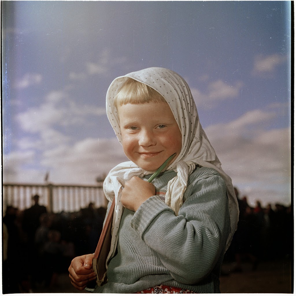 Цветные фотографии СССР в 1950-х годах