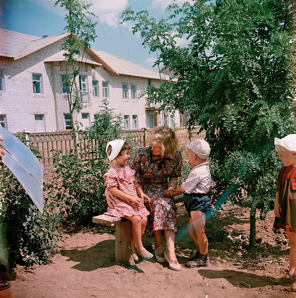 Цветные фотографии СССР в 1950-х годах