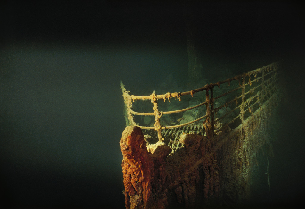 Нос "Титаника" на дне Атлантики, 1991: