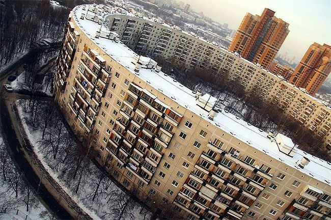 "Бублик" - круговой жилой дом в Москве