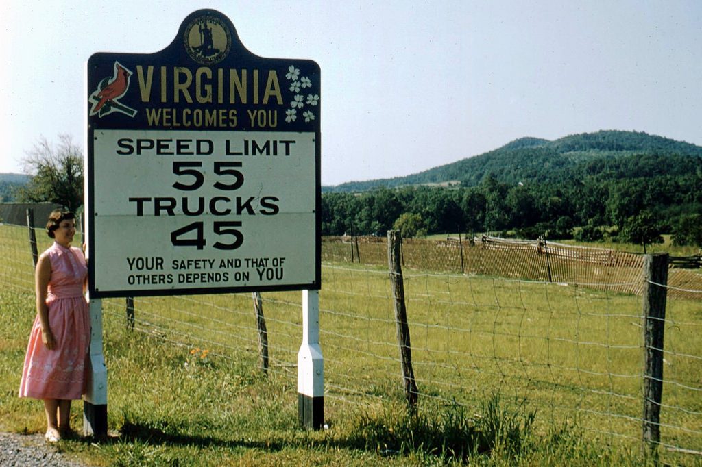 На границе штата Вирджиния, 1955 год