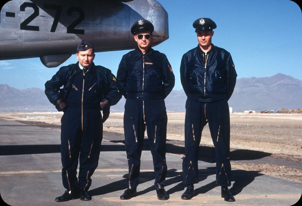 Пилоты на авиабазе в Эль Пасо, Техас, 1953 год