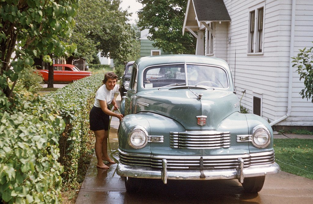 Мойка машины, 1955 год