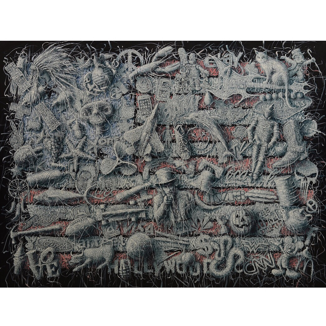 «Плетение» картины Алекси Торрес показывают связь между человеком и природой