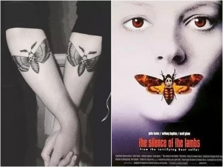 Татуировки вдохновлённые фильмами ужасов