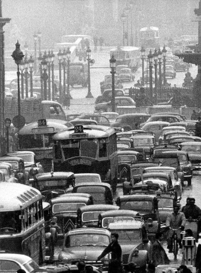 Мост согласия, Париж, 1956