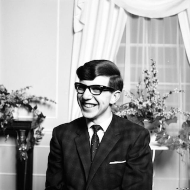Портреты молодого Стивена Хокинга в колледже в мае 1963 года