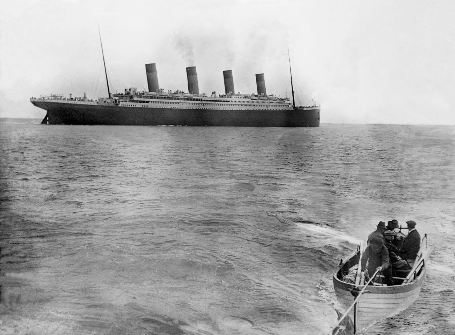 Редкие фотографии «Титаника» незадолго до трагедии в 1912 году