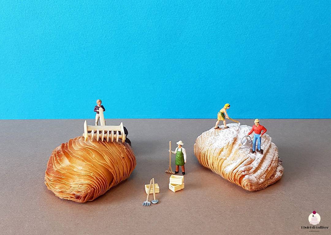 Истории в миниатюре с помощью кондитерских изделий