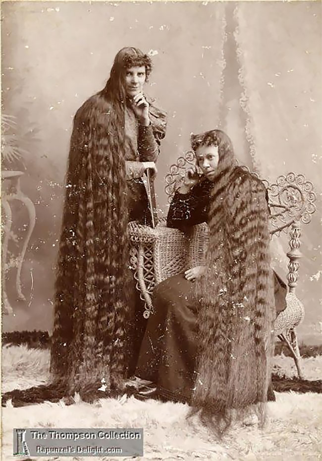 Как выглядели девушки с длинными волосами в викторианскую эпоху