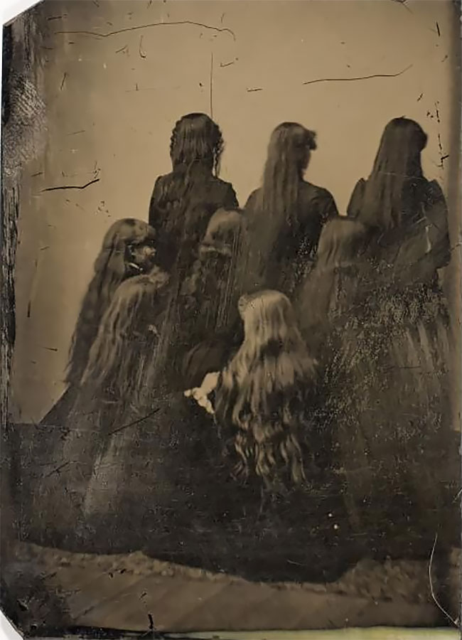 Как выглядели девушки с длинными волосами в викторианскую эпоху