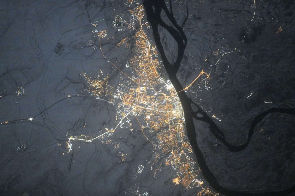 Российские города вид из космоса