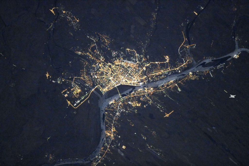 Российские города вид из космоса