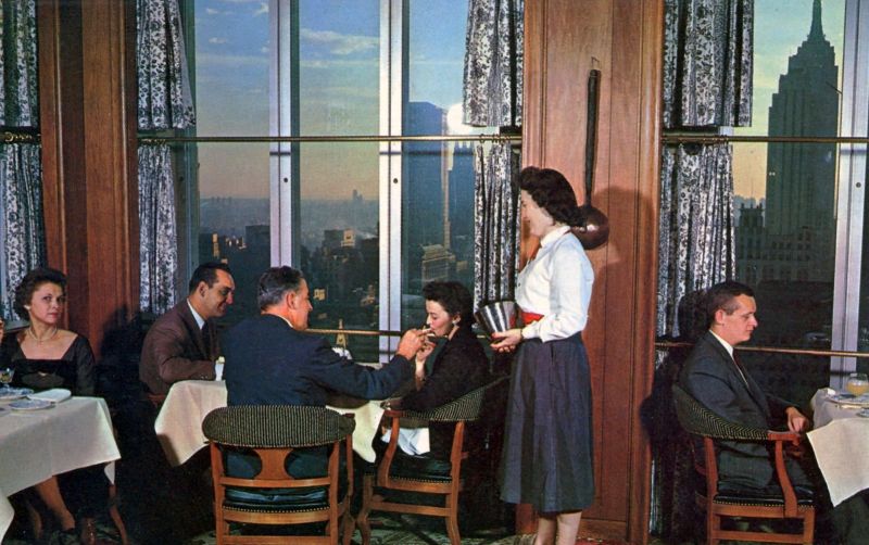 Рестораны Нью-Йорка в 1950-60х годах