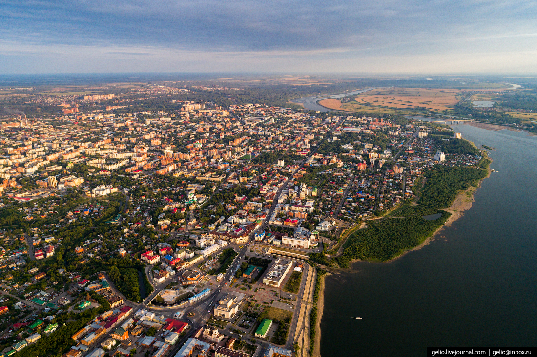 томск красивые места для