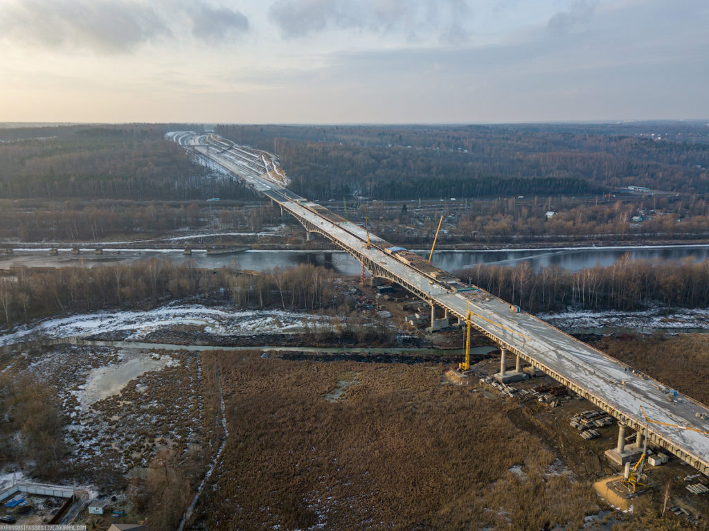 Мост ЦКАД через канал имени Москвы