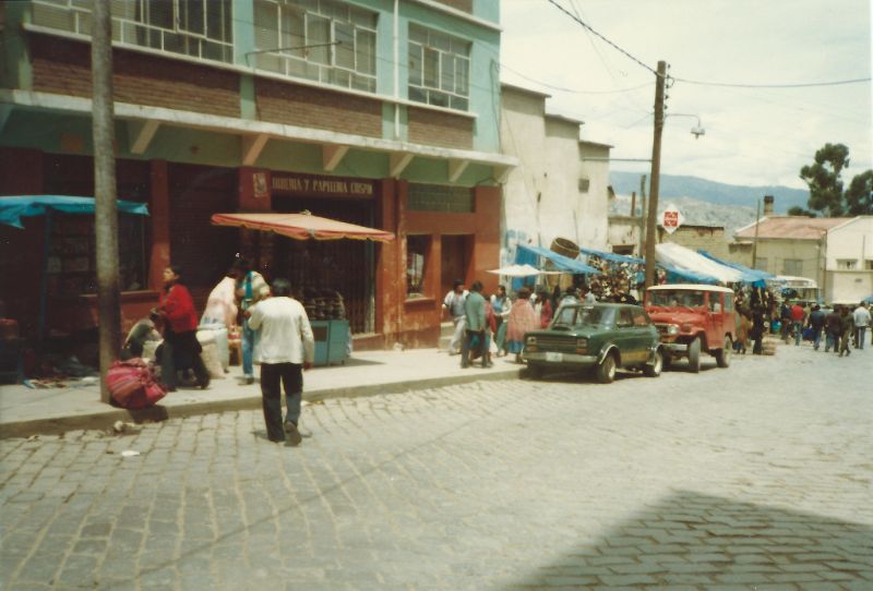 Ла-Пас в начале 1980-х через объектив британского путешественника