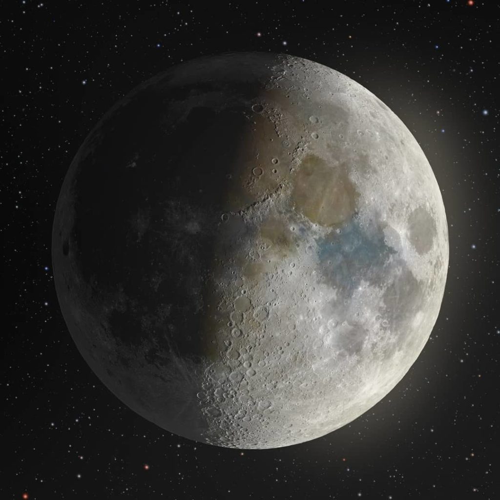 Изображение Луны составленное из 100 000 отдельных фотографий