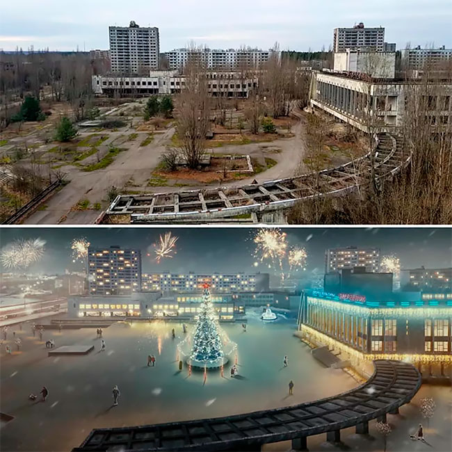 Как бы мог выглядеть Припять, если бы не случилось Чернобыльской ядерной катастрофы