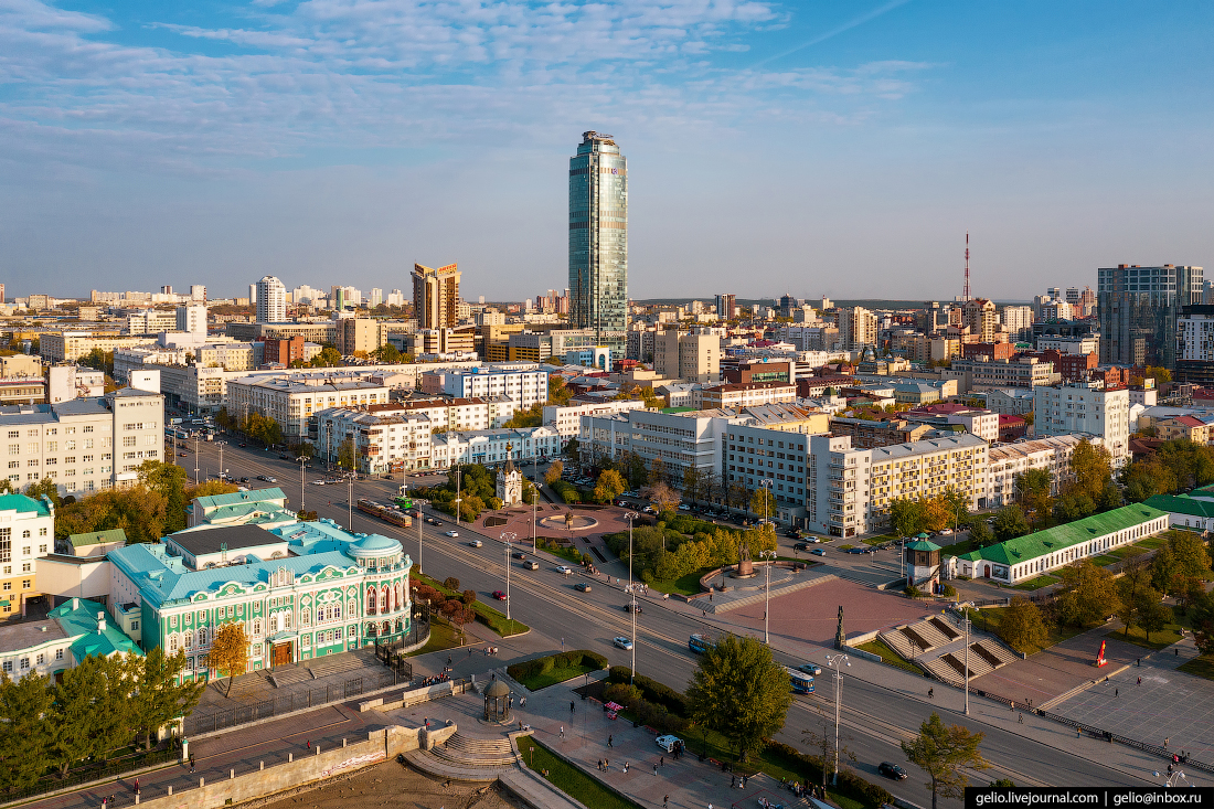 Виды Екатеринбурга с высоты