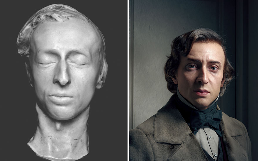 Художник создал потрясающие 3D-портреты великих людей прошлого
